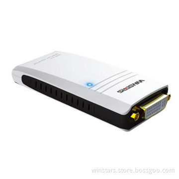 USB to DVI Adapter Compatible with USB to VGA, USB to HDMI Function